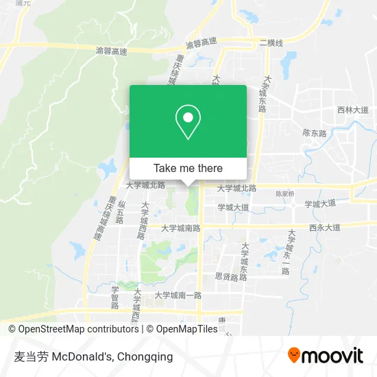 麦当劳 McDonald's map