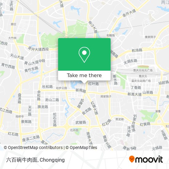 六百碗牛肉面 map