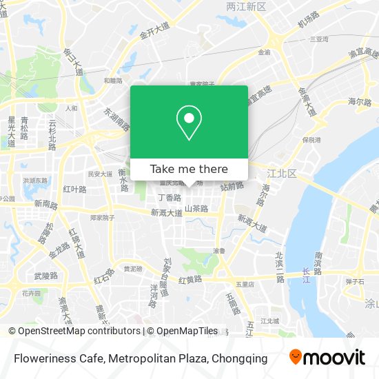 Floweriness Cafe, Metropolitan Plaza map