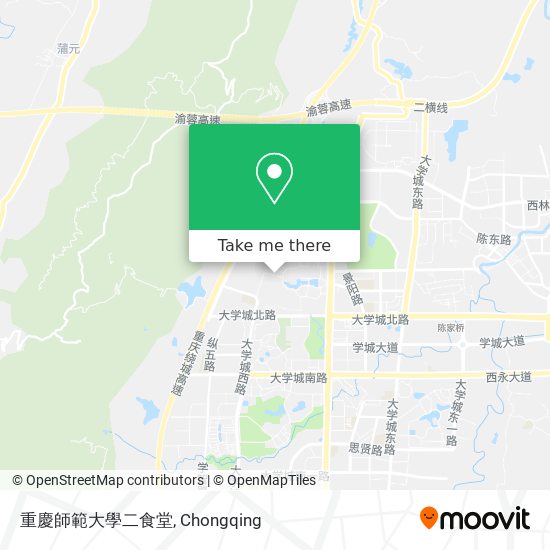 重慶師範大學二食堂 map