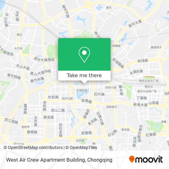 West Air Crew Apartment Building map