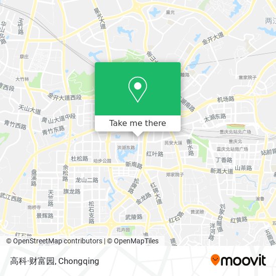 高科·财富园 map