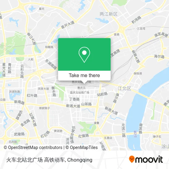 火车北站北广场 高铁动车 map
