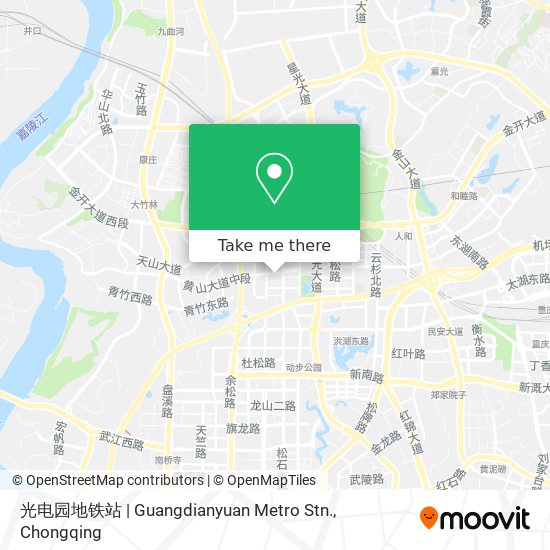 光电园地铁站 | Guangdianyuan Metro Stn. map