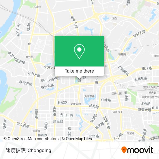 速度披萨 map