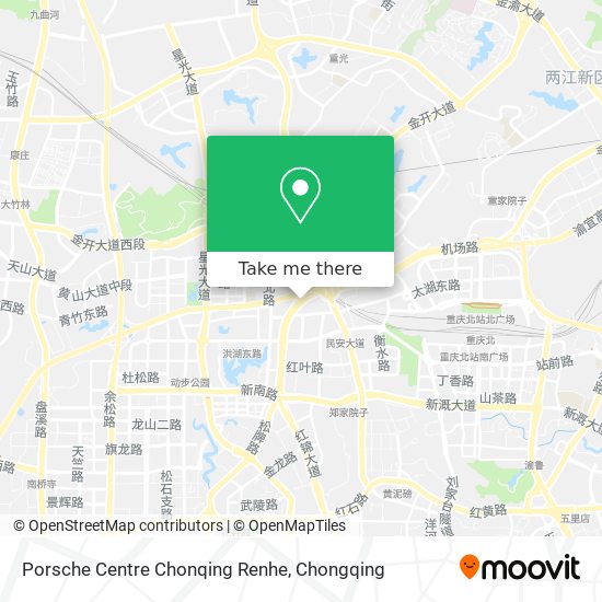 Porsche Centre Chonqing Renhe map