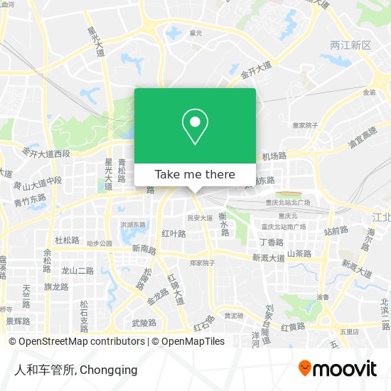 人和车管所 map