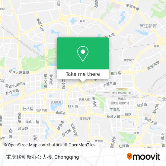 重庆移动新办公大楼 map