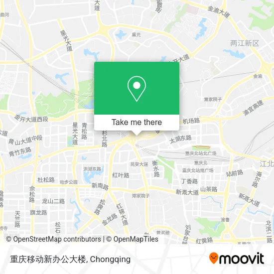 重庆移动新办公大楼 map