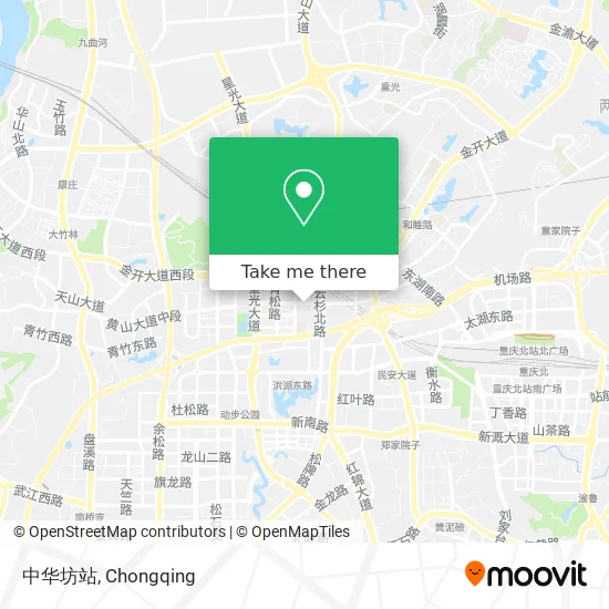 中华坊站 map