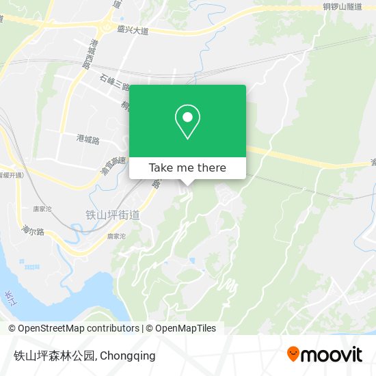 铁山坪森林公园 map