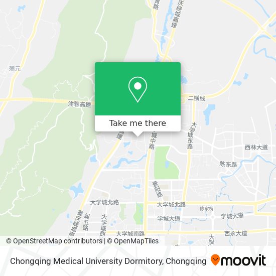 Chongqing Medical University Dormitory map