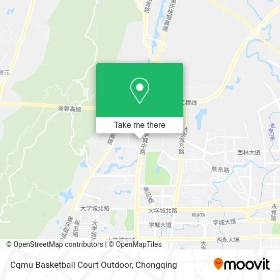 Cqmu Basketball Court Outdoor map
