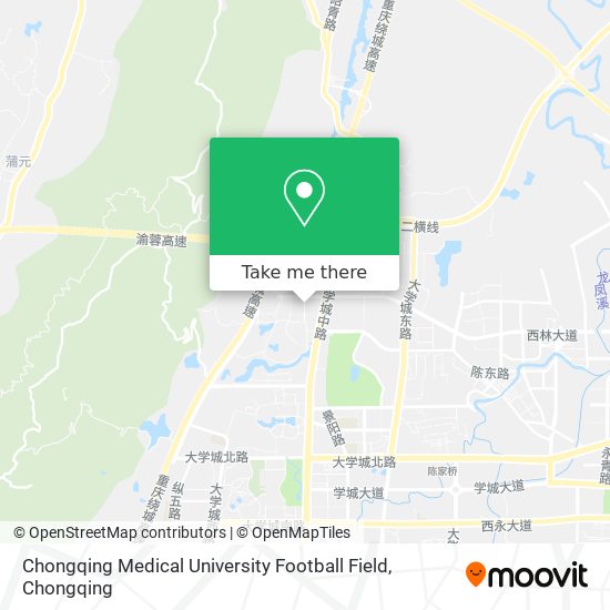 Chongqing Medical University Football Field map