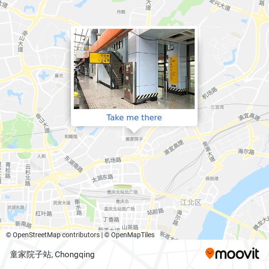 童家院子站 map