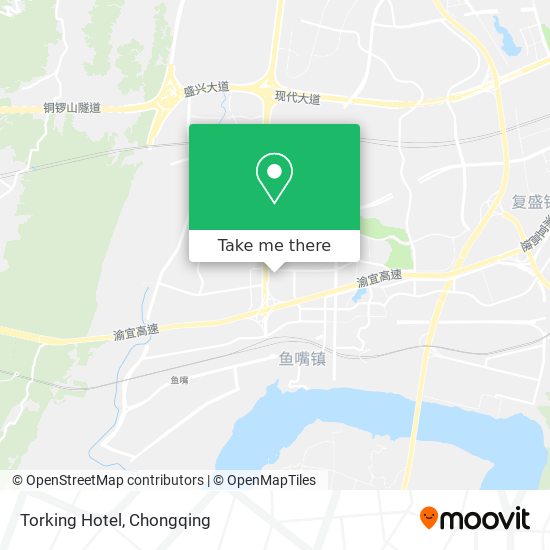 Torking Hotel map