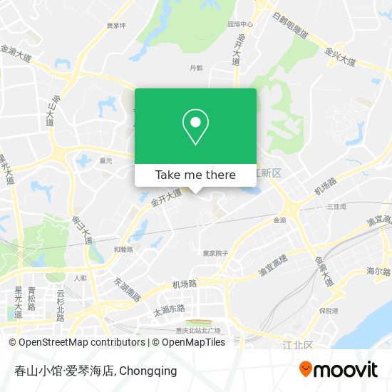 春山小馆·爱琴海店 map