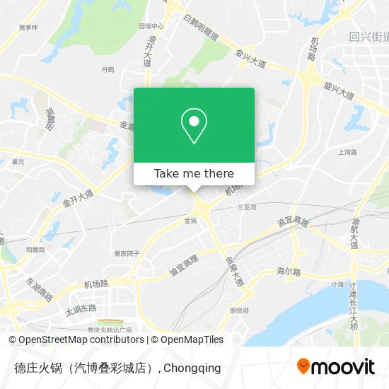 德庄火锅（汽博叠彩城店） map