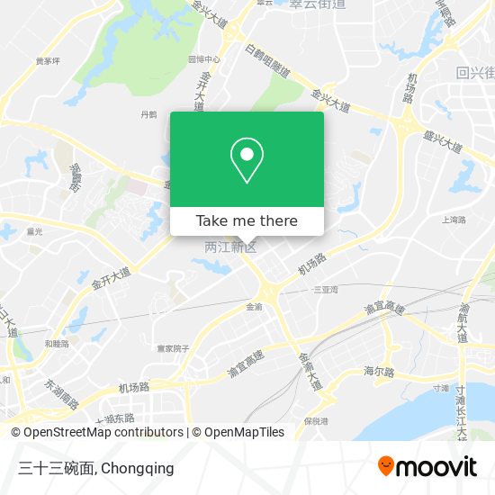 三十三碗面 map