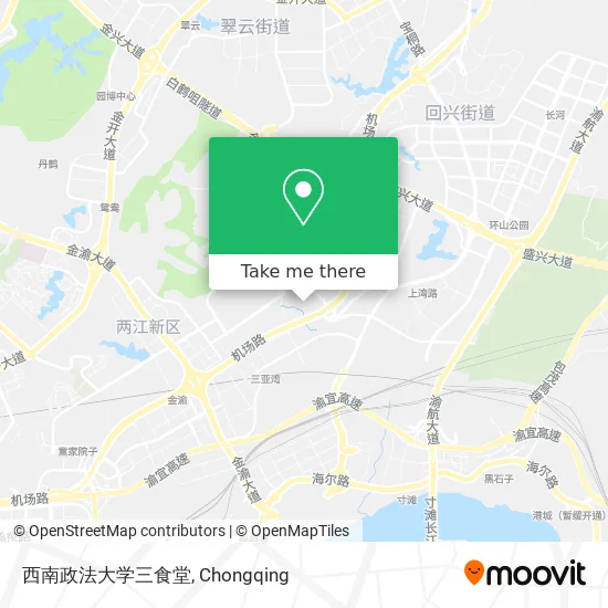 西南政法大学三食堂 map