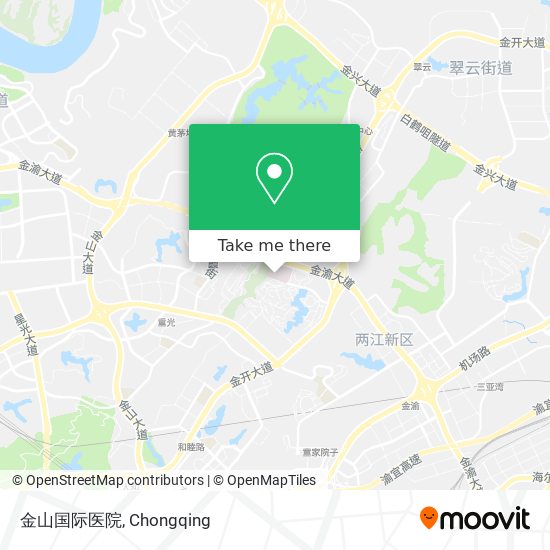 金山国际医院 map