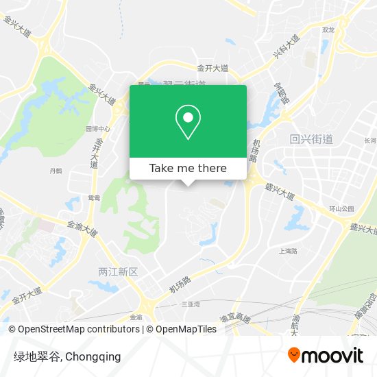绿地翠谷 map