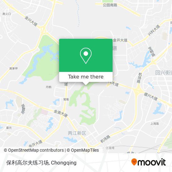 保利高尔夫练习场 map