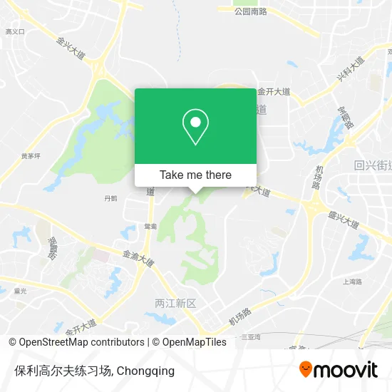 保利高尔夫练习场 map