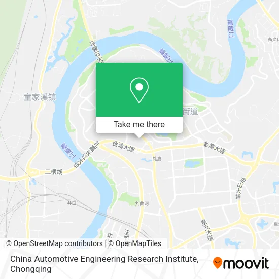 China Automotive Engineering Research Institute map