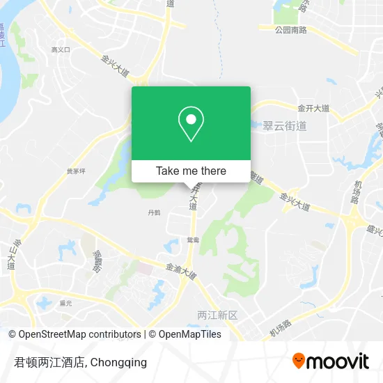 君顿两江酒店 map