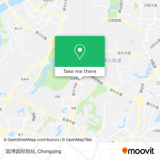 园博园轻轨站 map