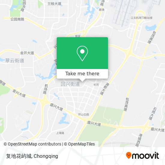 复地花屿城 map