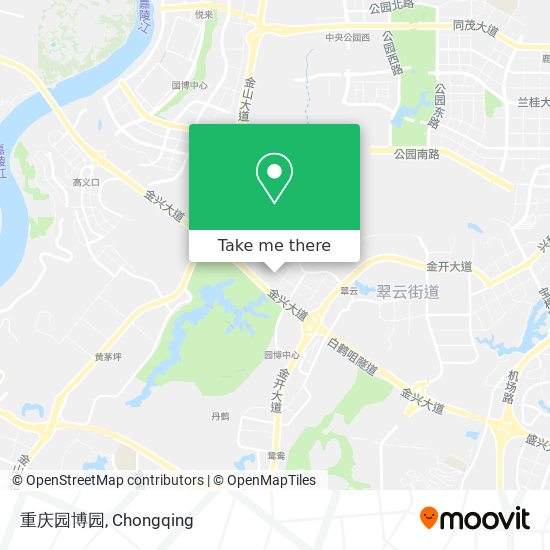 重庆园博园 map