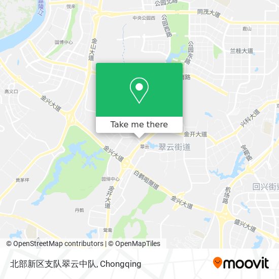 北部新区支队翠云中队 map