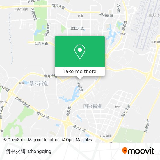 侨林火锅 map