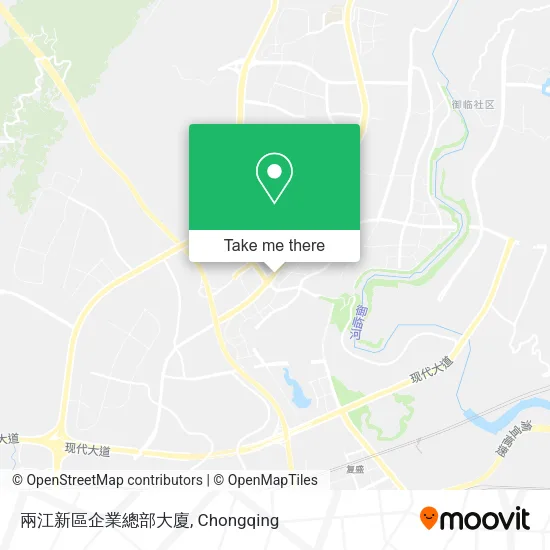 兩江新區企業總部大廈 map