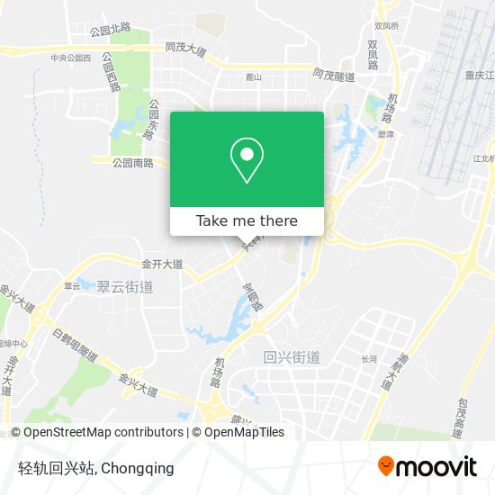 轻轨回兴站 map