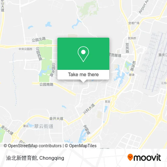 渝北新體育館 map