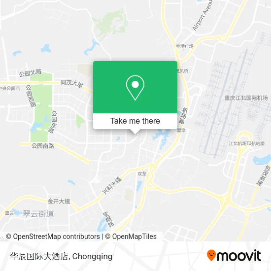 华辰国际大酒店 map