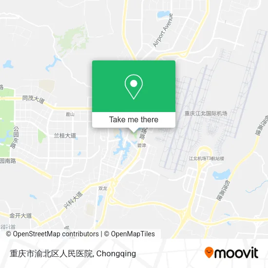 重庆市渝北区人民医院 map
