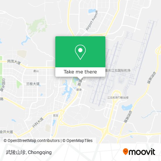 武陵山珍 map