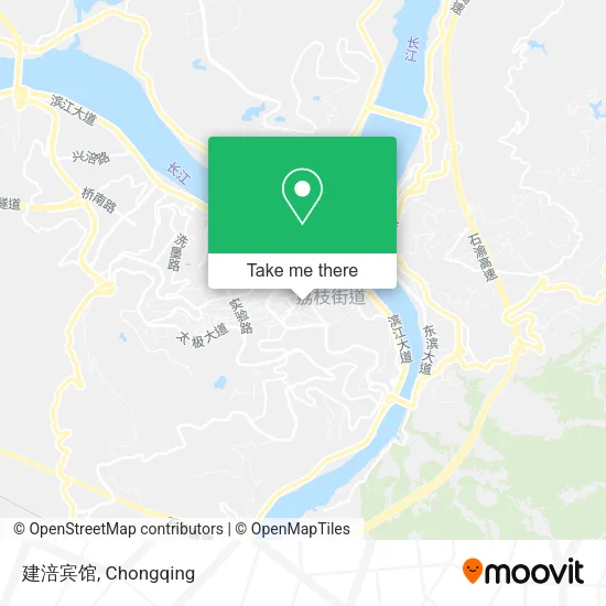 建涪宾馆 map