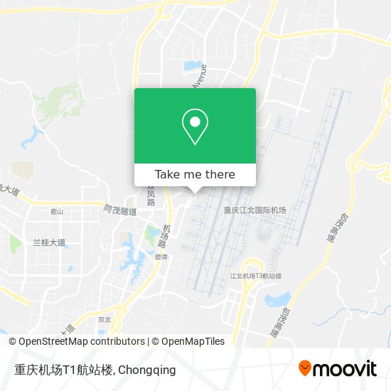 重庆机场T1航站楼 map