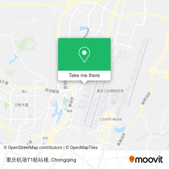重庆机场T1航站楼 map