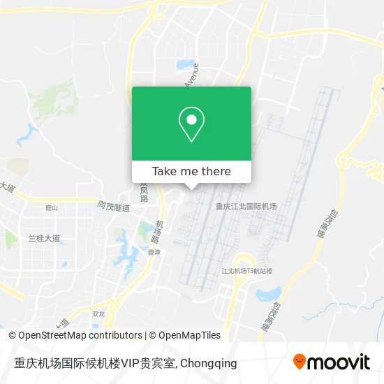 重庆机场国际候机楼VIP贵宾室 map