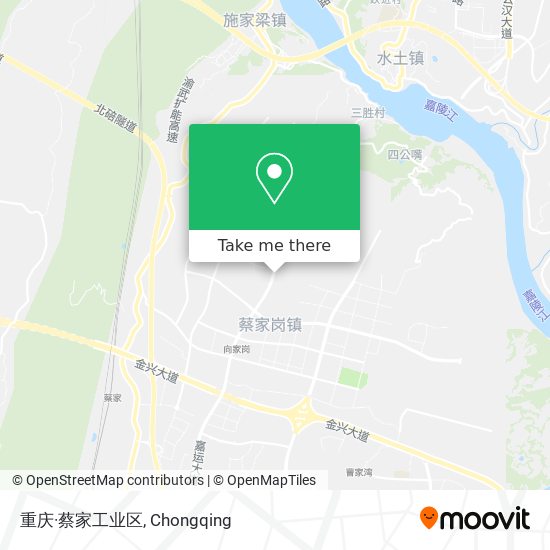 重庆·蔡家工业区 map