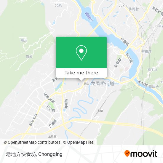 老地方快食坊 map