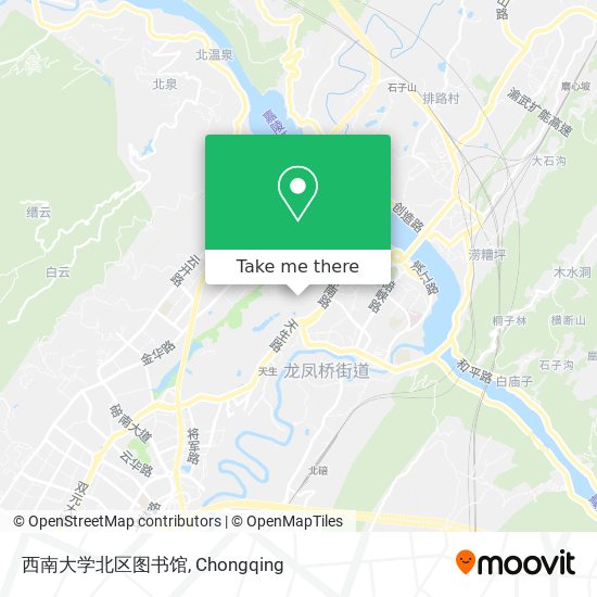 西南大学北区图书馆 map