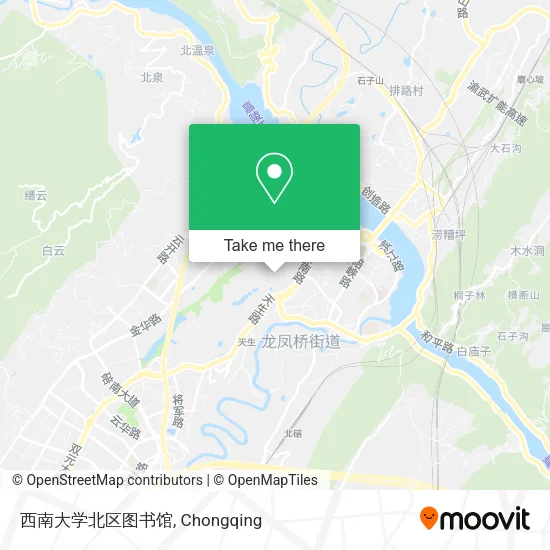 西南大学北区图书馆 map
