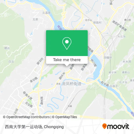 西南大学第一运动场 map